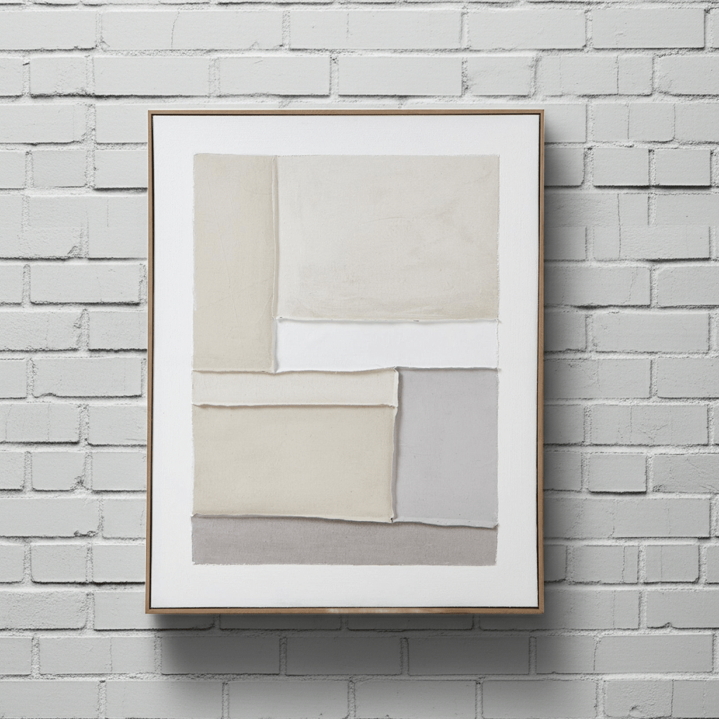 Abstract Canvas Painting - Home Chairs