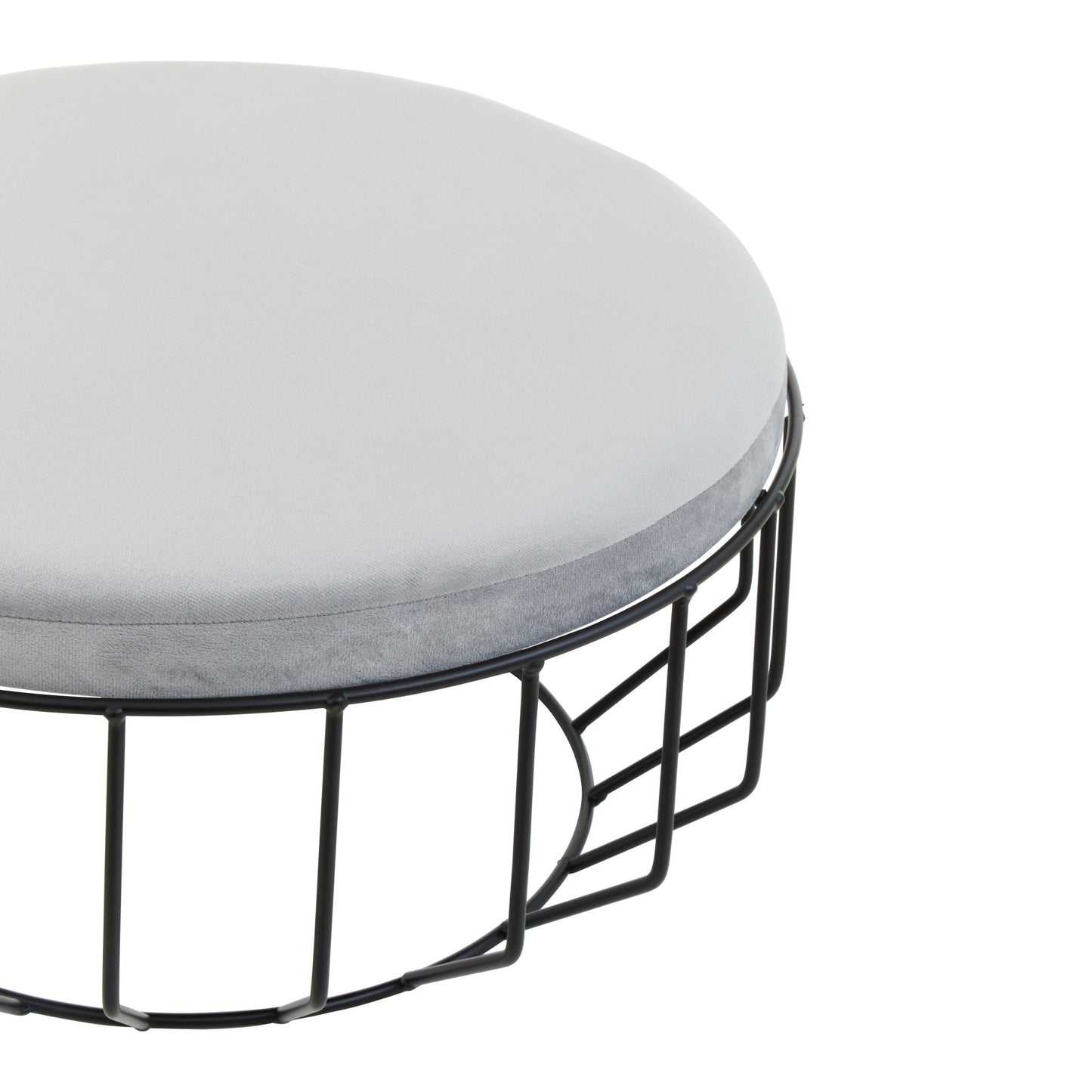 Augustus Round Cage Stool - Home Chairs