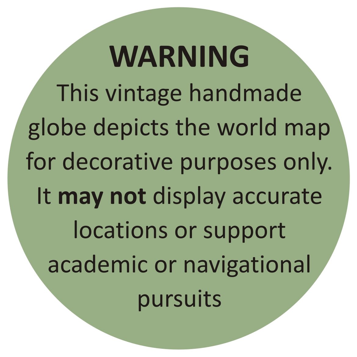 Brass Antique Tripod Globe - Home Chairs