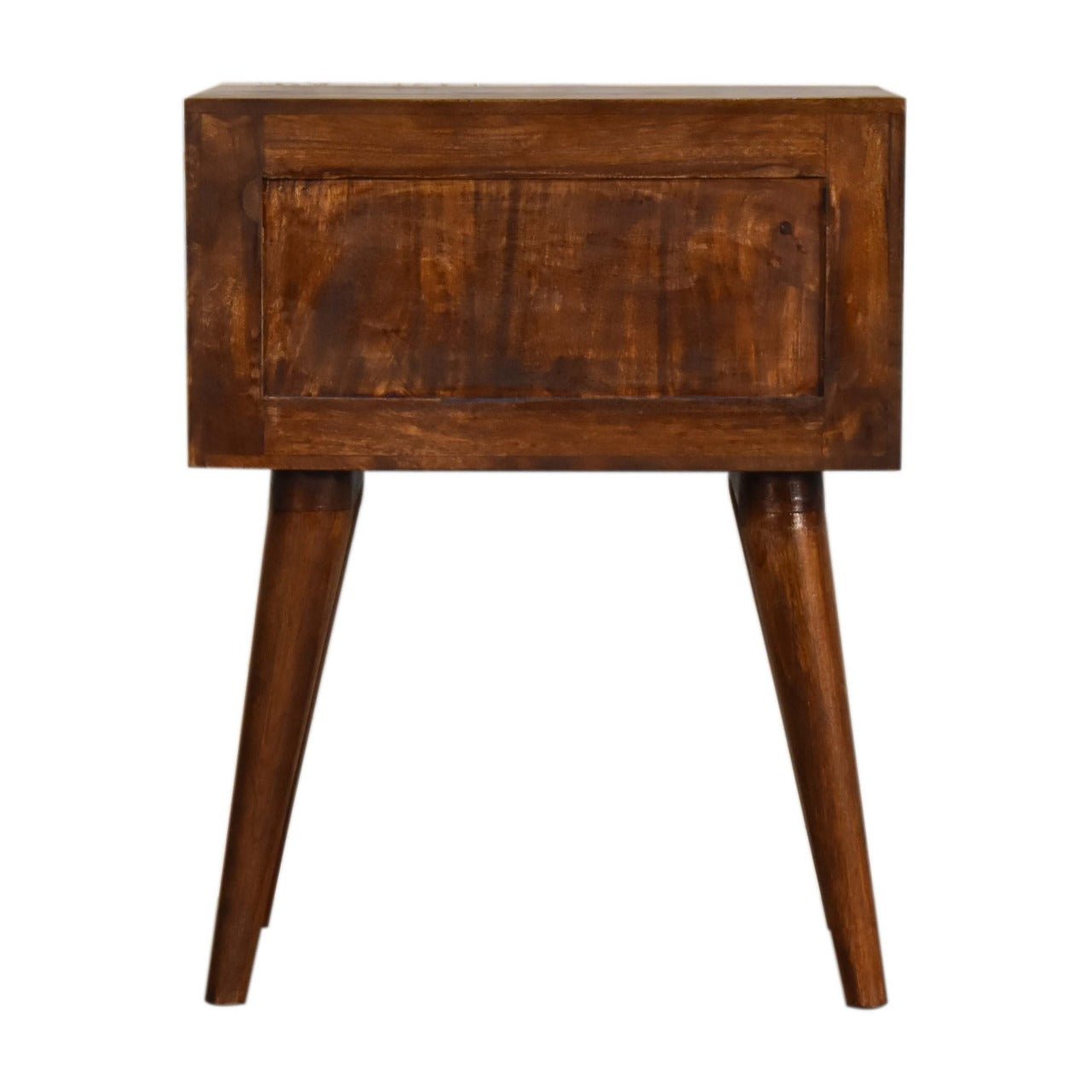 Chestnut Modern Solid Wood Bedside - Home Chairs