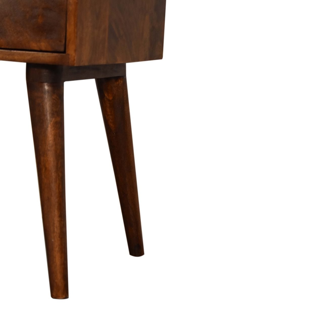 Chestnut Modern Solid Wood Bedside - Home Chairs