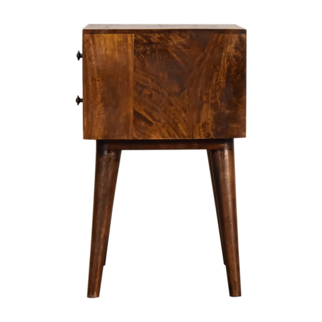 Chestnut Modern Solid Wood Bedside - Home Chairs