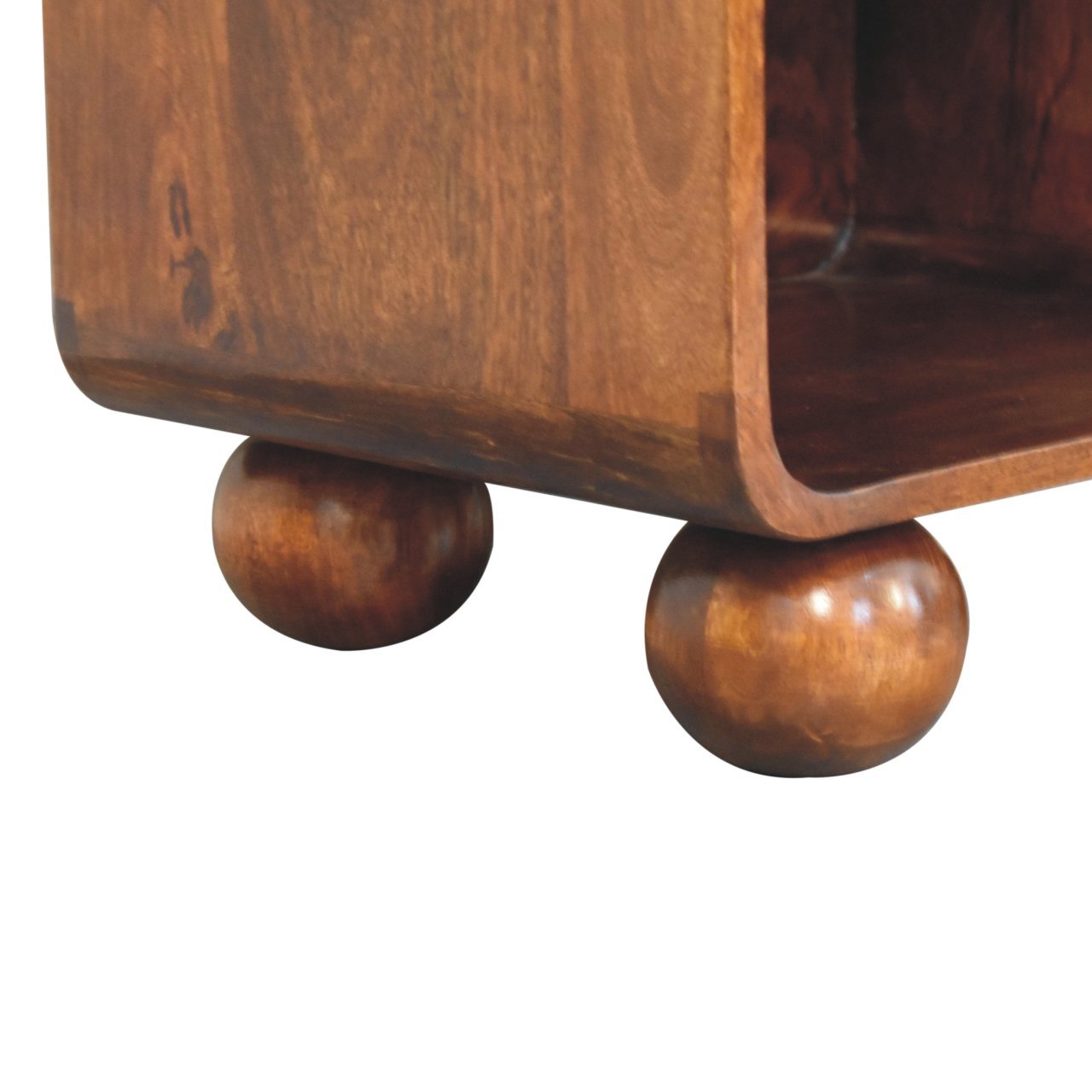 Chestnut Open Woven Bedside - Home Chairs