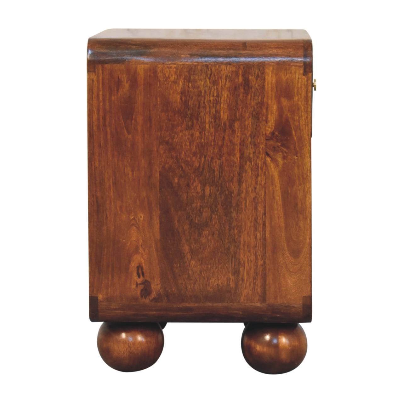 Chestnut Open Woven Bedside - Home Chairs