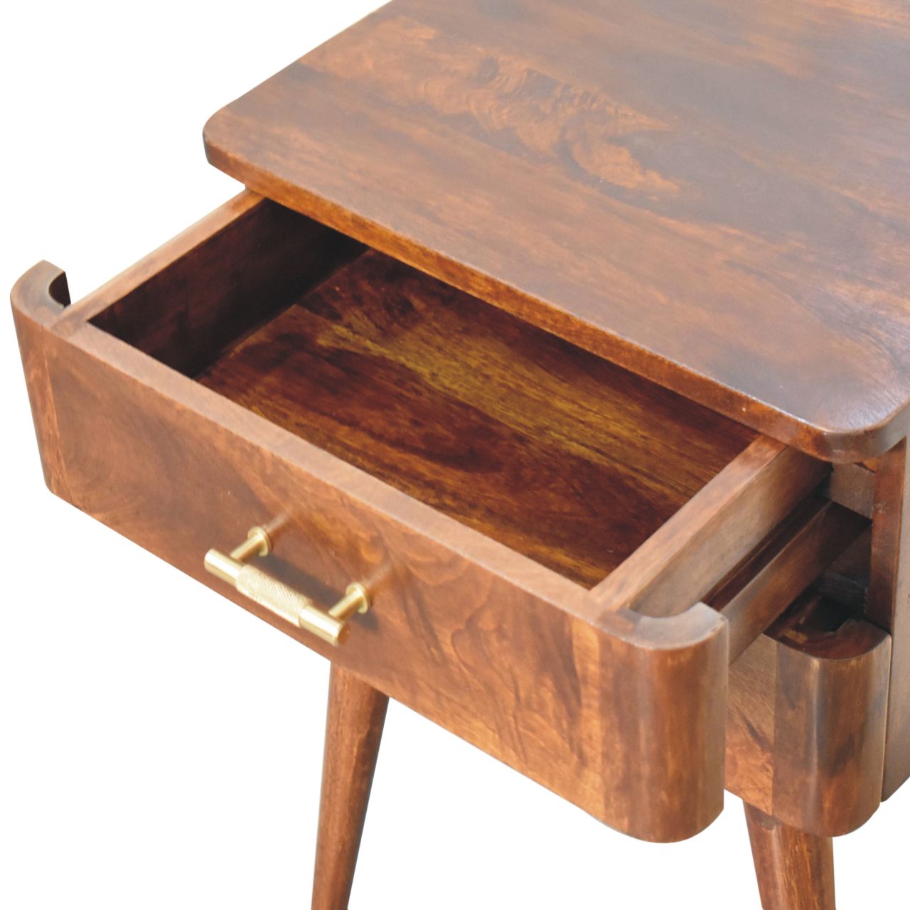 Chestnut T - Bar Nordic Bedside - Home Chairs