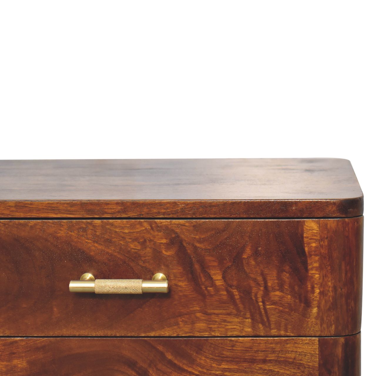 Chestnut T - Bar Nordic Bedside - Home Chairs