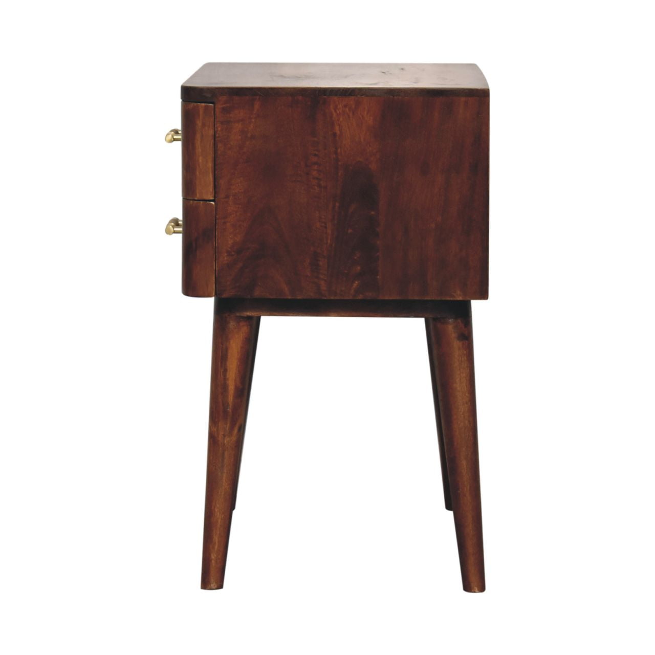 Chestnut T - Bar Nordic Bedside - Home Chairs