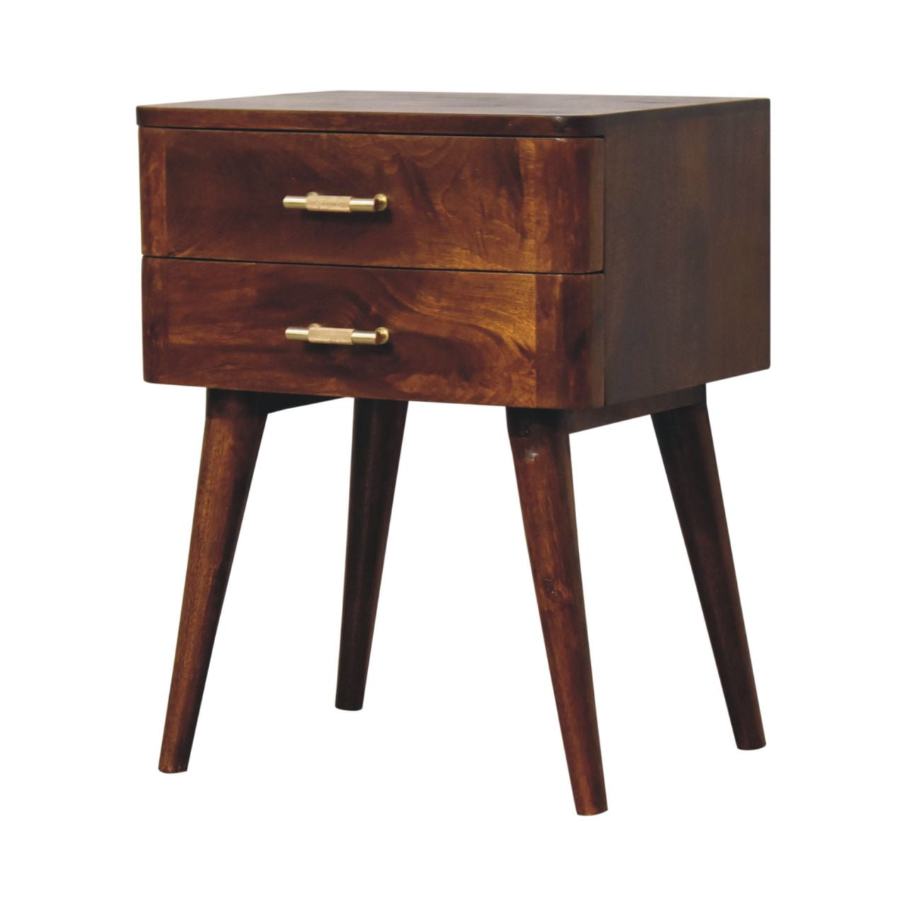 Chestnut T - Bar Nordic Bedside - Home Chairs