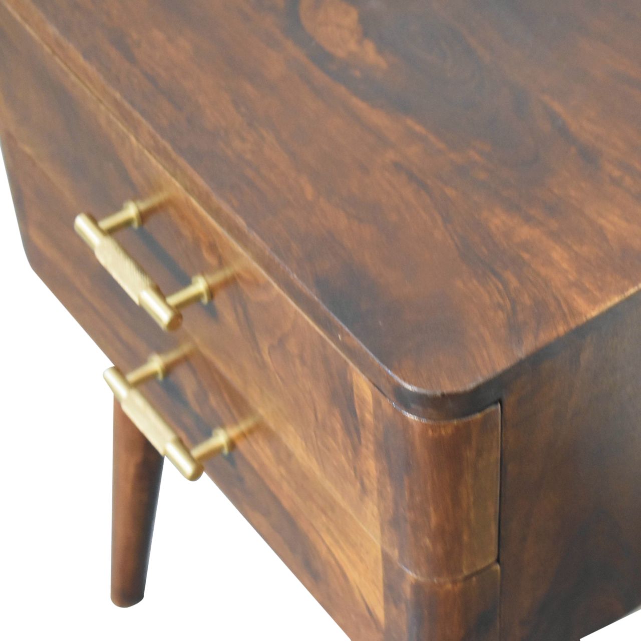 Chestnut T - Bar Nordic Bedside - Home Chairs