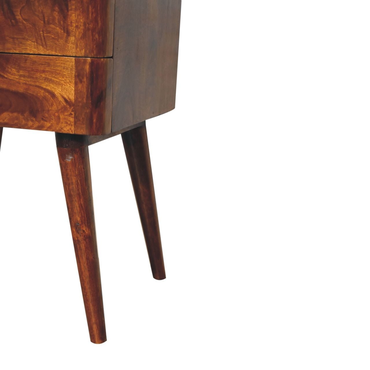 Chestnut T - Bar Nordic Bedside - Home Chairs