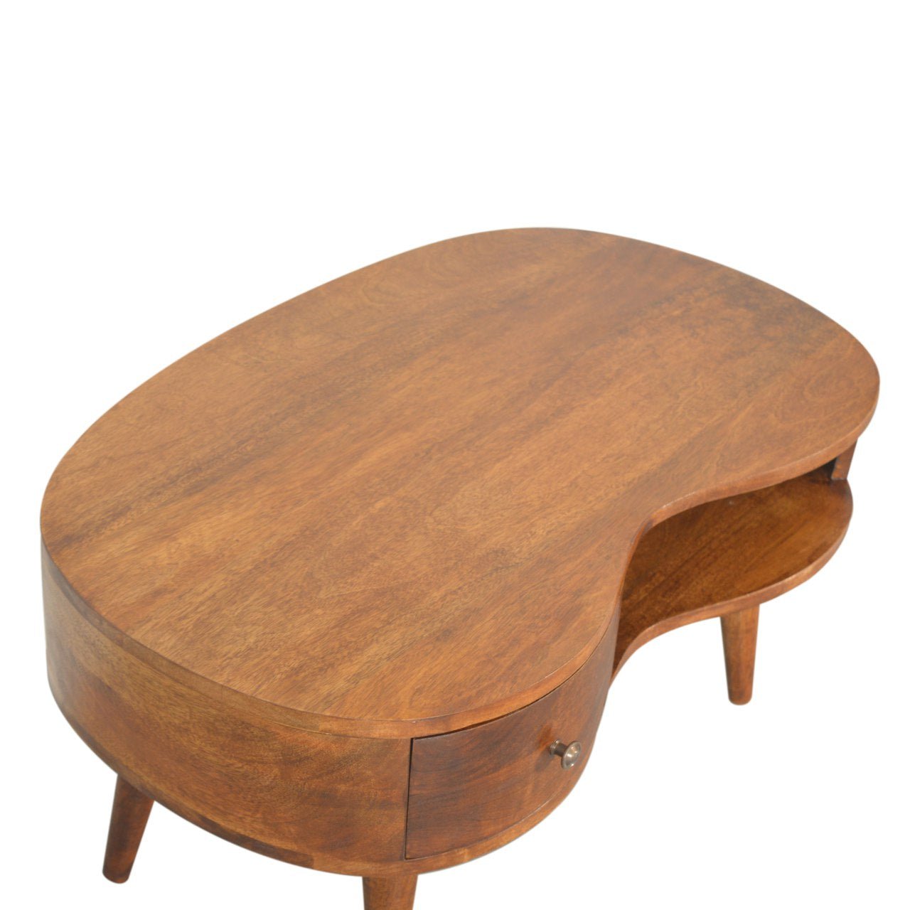 Chestnut Wave Coffee Table - Home Chairs