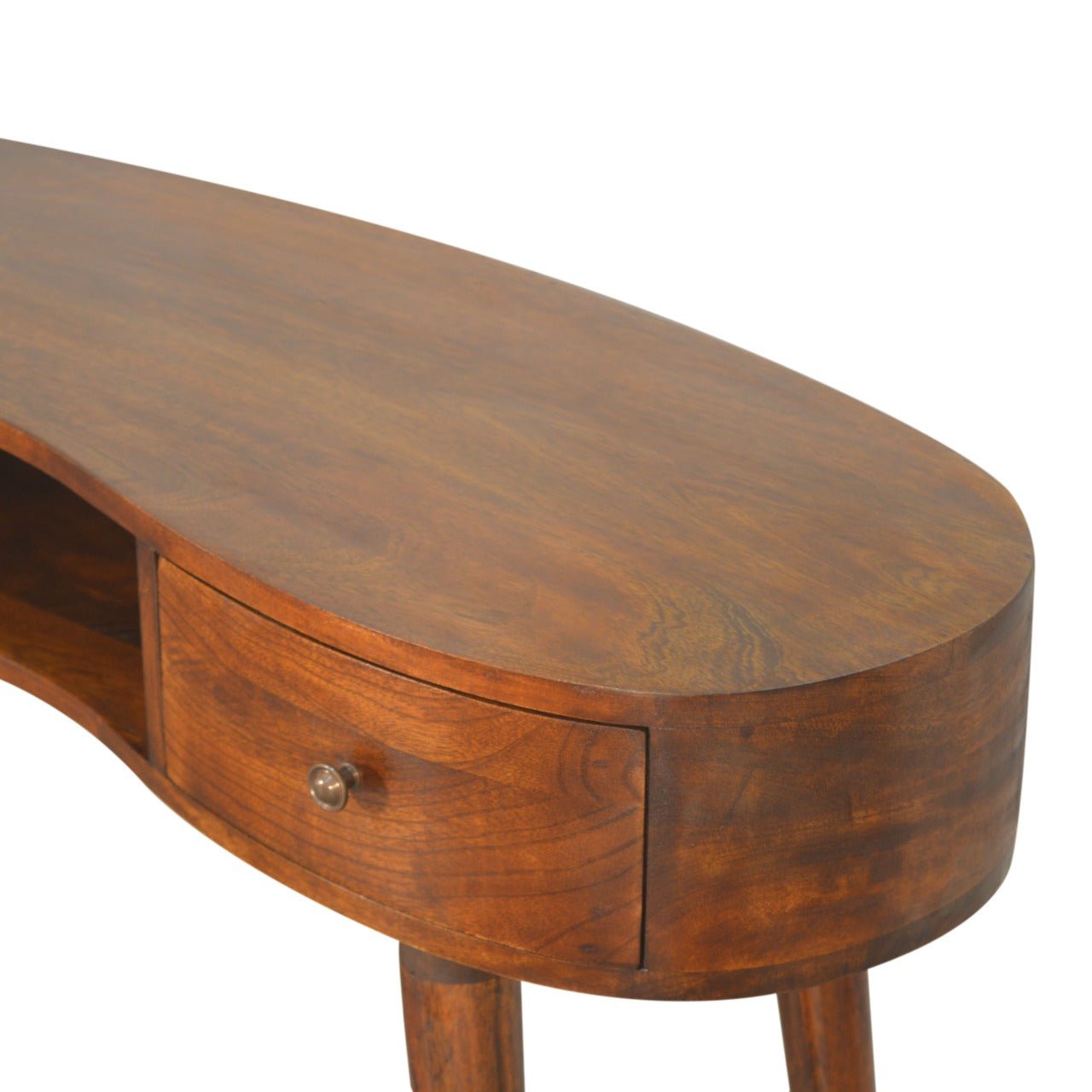Chestnut Wave Writing Desk - Home Chairs