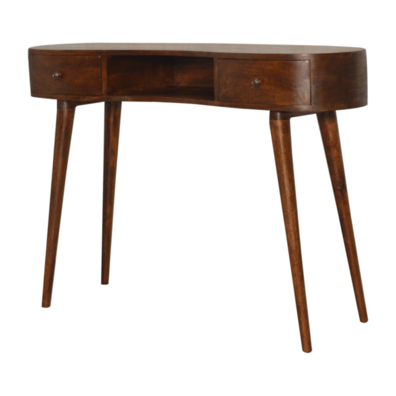 Chestnut Wave Writing Desk - Home Chairs