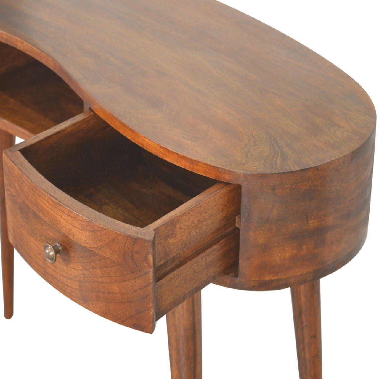 Chestnut Wave Writing Desk - Home Chairs