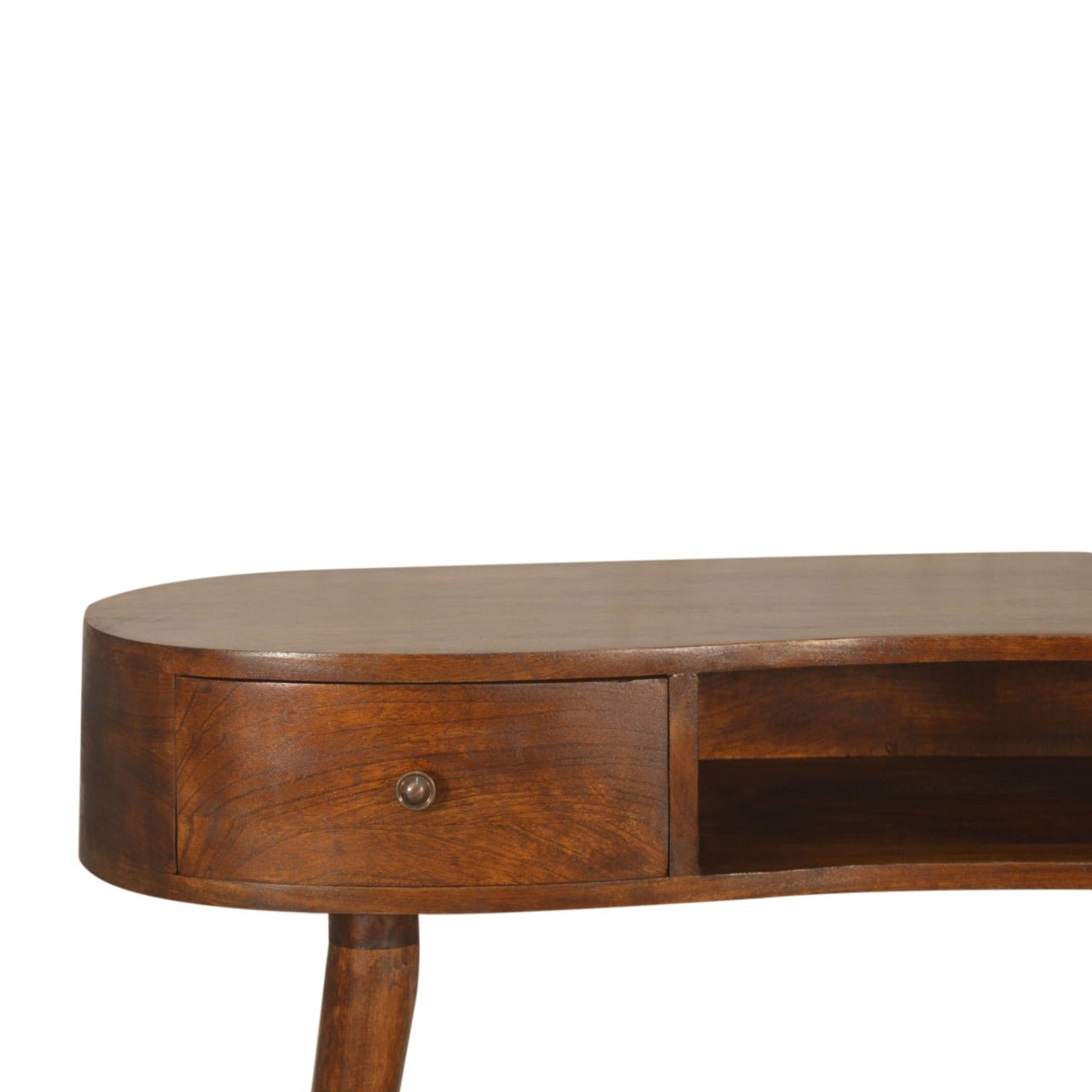 Chestnut Wave Writing Desk - Home Chairs