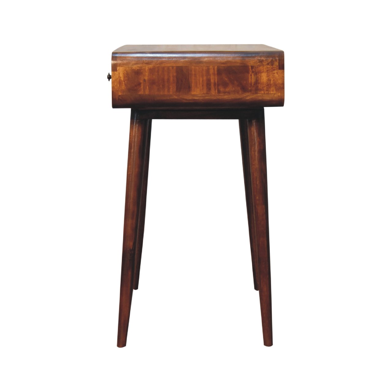 Curved Chestnut Writing Desk - Home Chairs