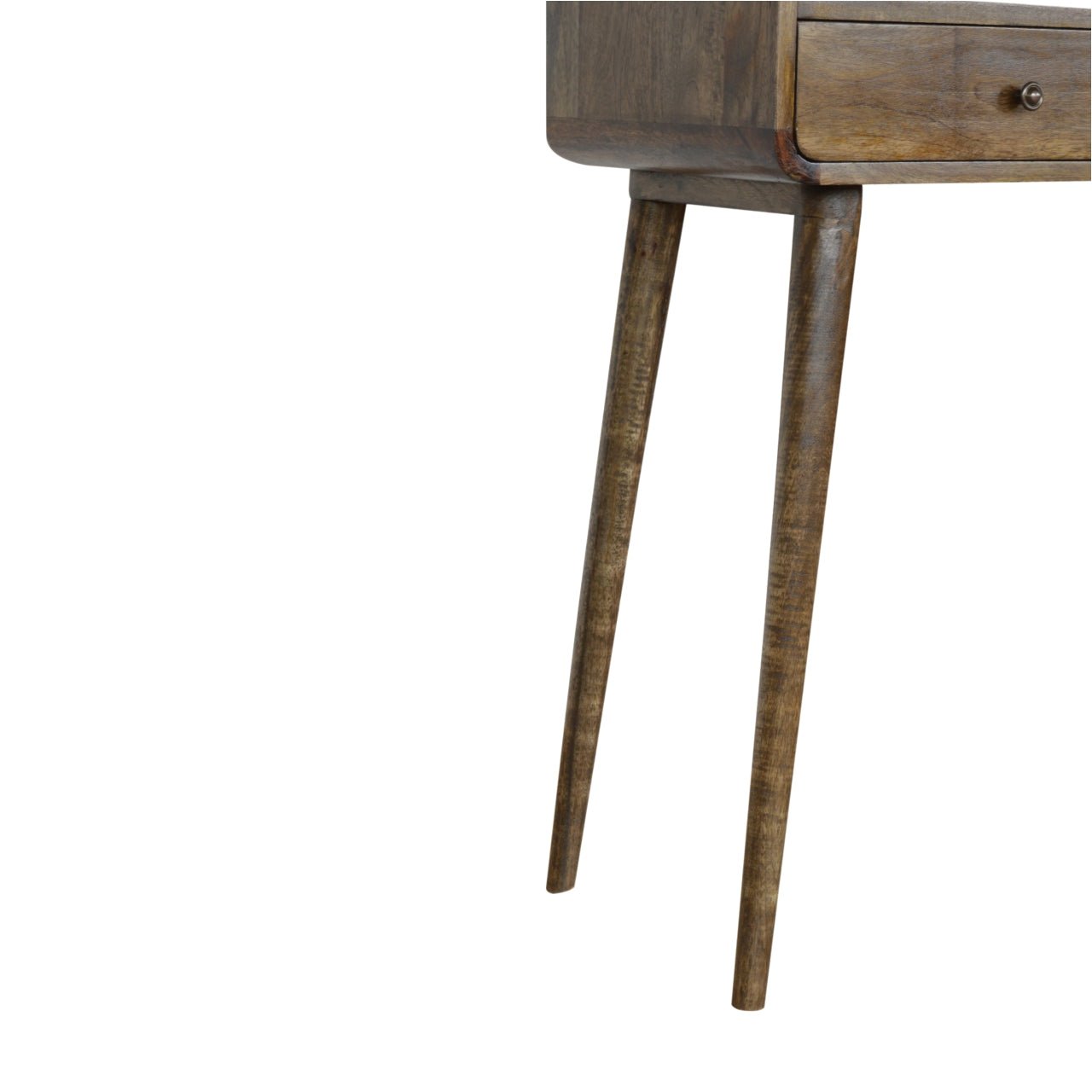 Curved Grey - wash Console Table - Home Chairs