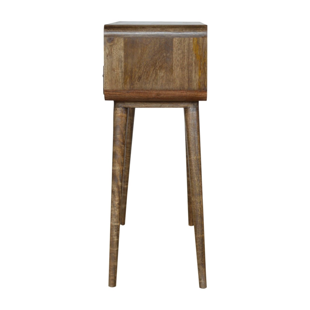 Curved Grey - wash Console Table - Home Chairs