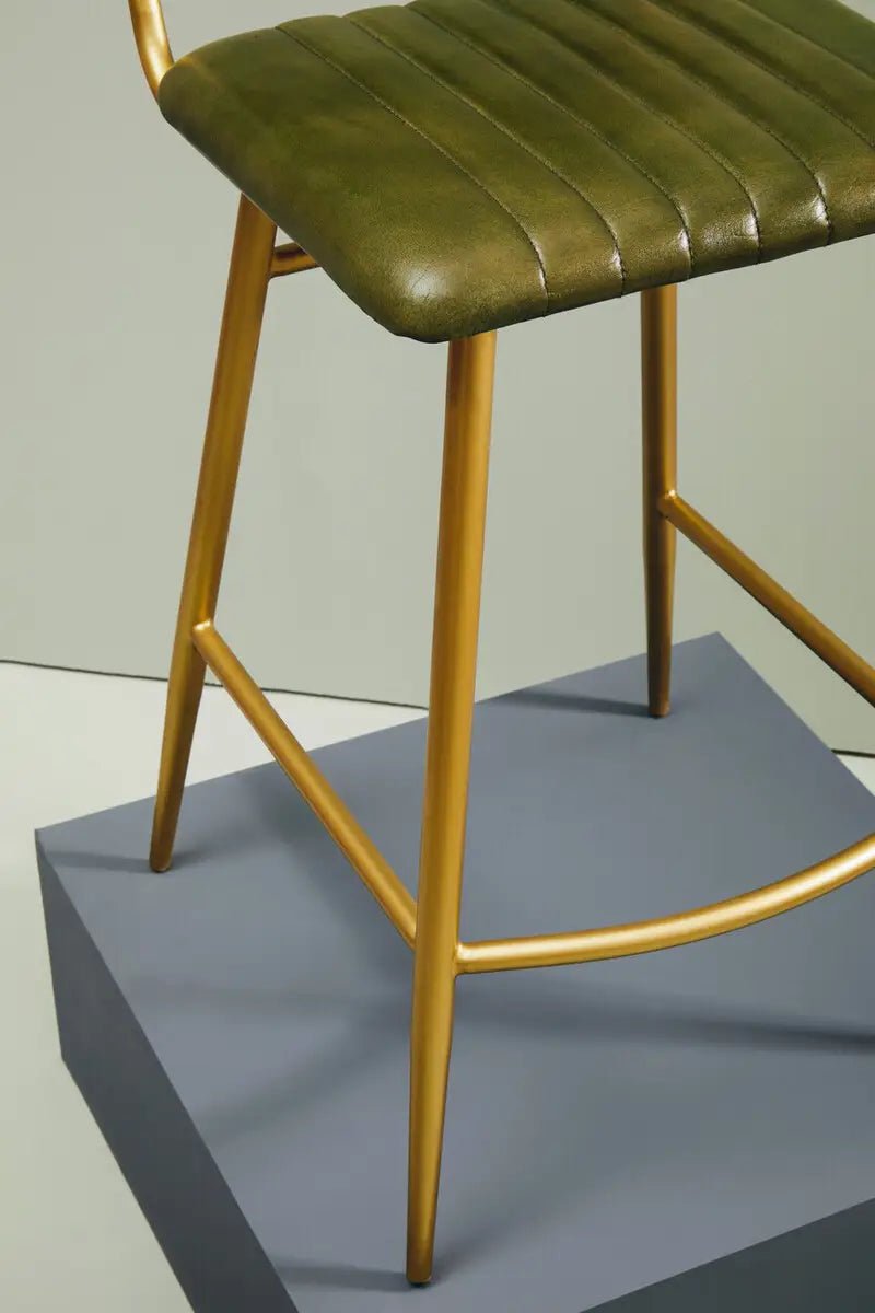 Dante Ribbed Bar Stool - Home Chairs