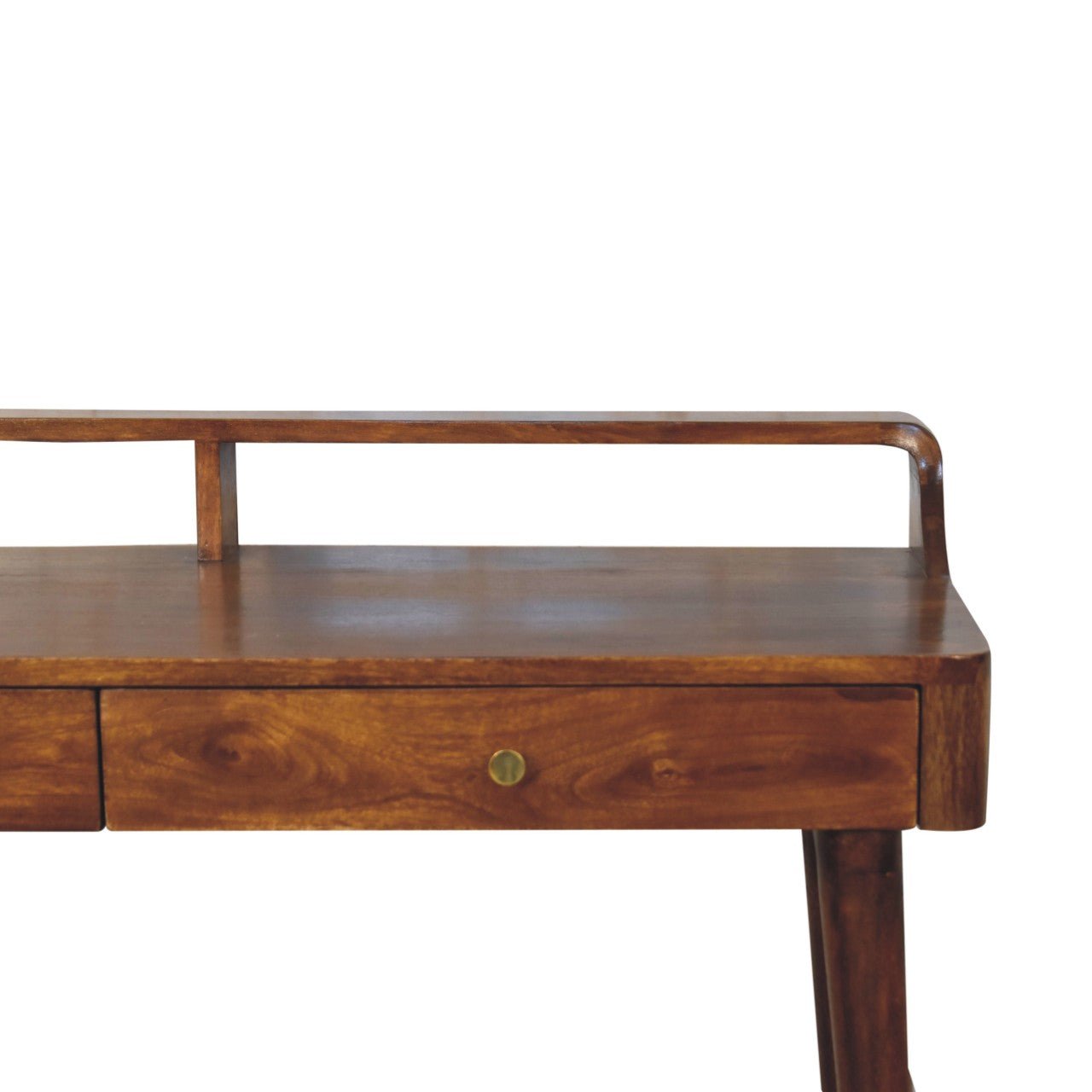 Elevated Chestnut Console Table - Home Chairs