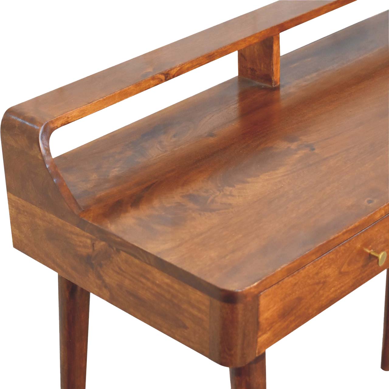 Elevated Chestnut Console Table - Home Chairs