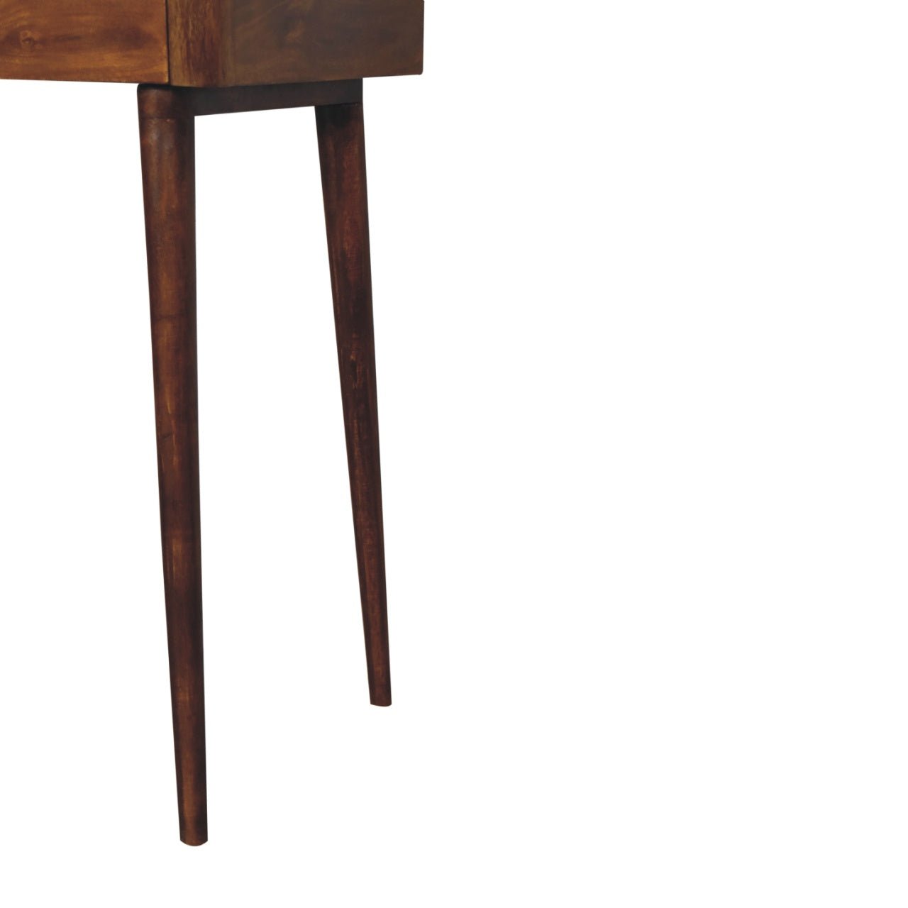 Elevated Chestnut Console Table - Home Chairs