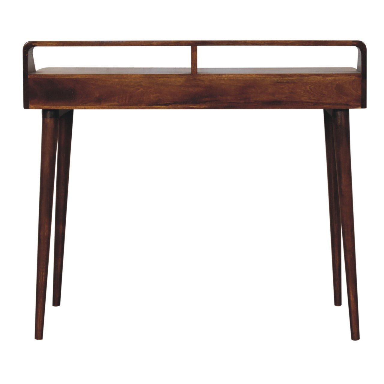 Elevated Chestnut Console Table - Home Chairs