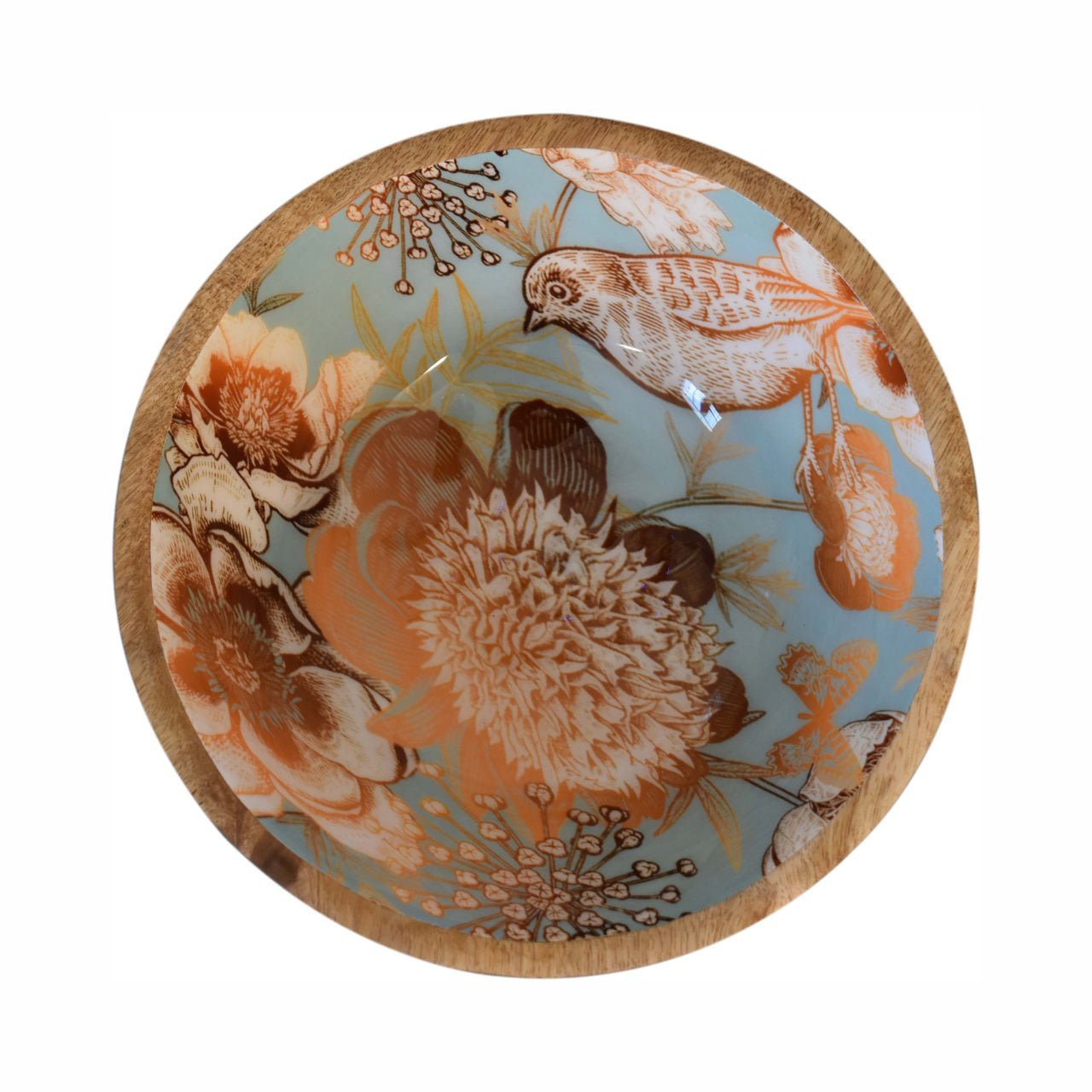 Floral Bird Bowl Set of 2 - Home Chairs