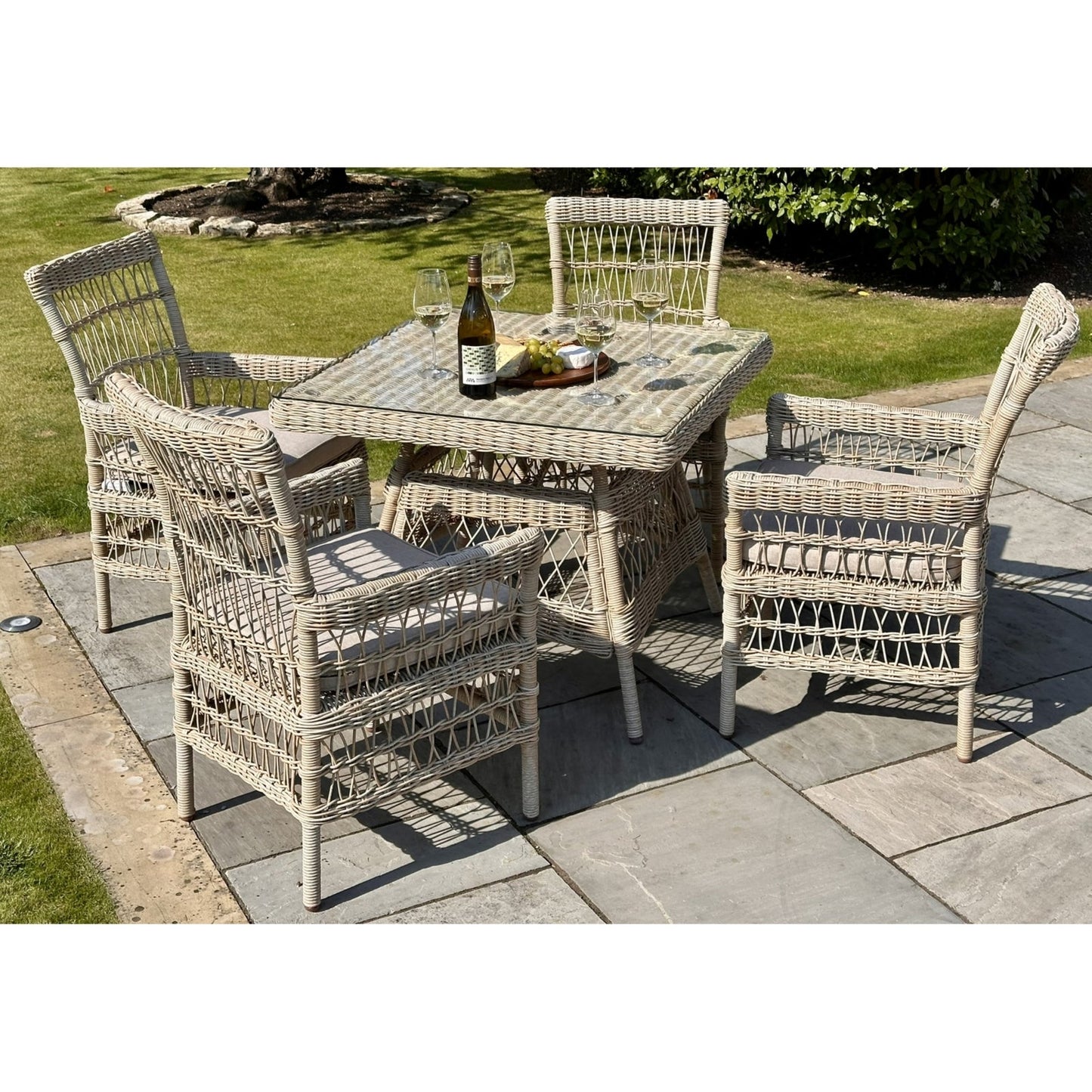 Georgia Outdoor Dining Set - Four Seat - Home Chairs