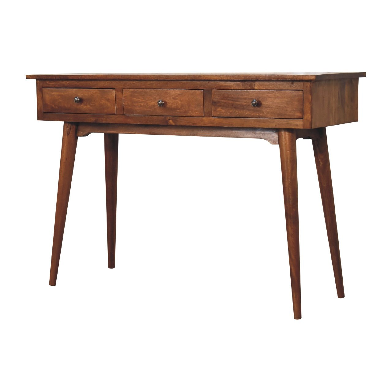 Large 3 Drawer Chestnut Console - Home Chairs