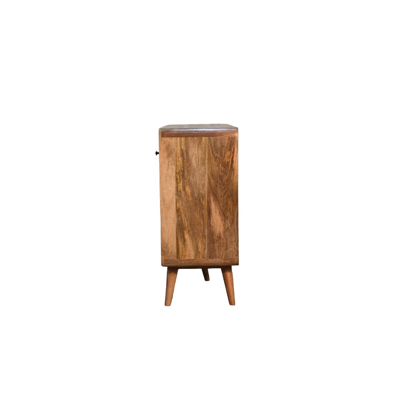Large Curved Oak - ish Chest - Home Chairs