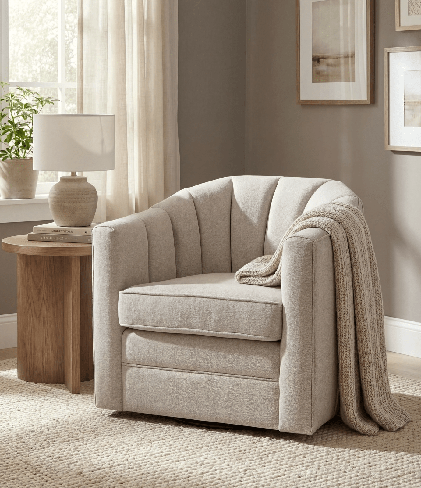 Lily Swivel Armchair - Home Chairs