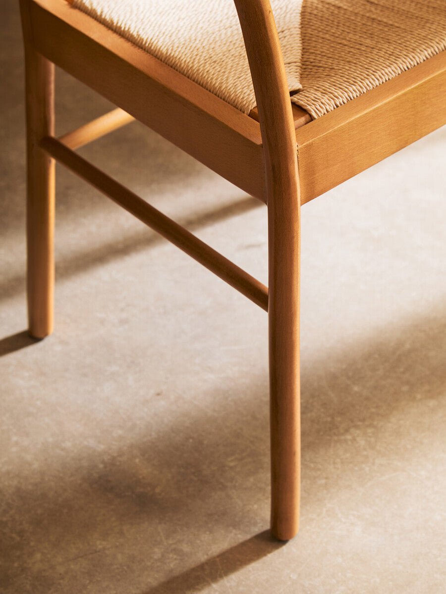 Luca Wooden Armchair - Home Chairs