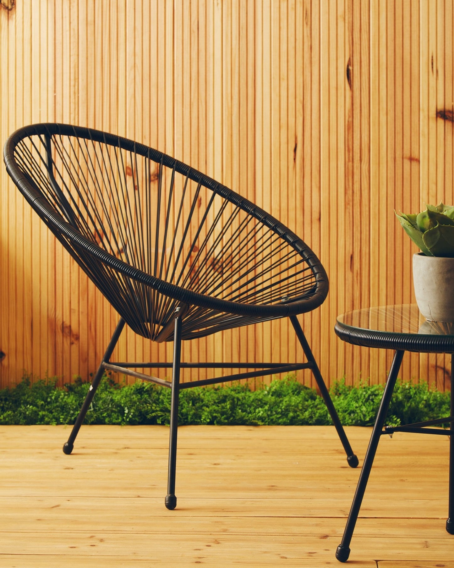 Luna Black Rattan Collection - Home Chairs