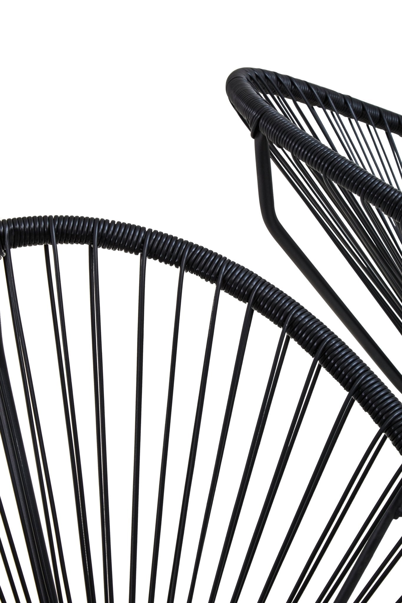 Luna Black Rattan Collection - Home Chairs