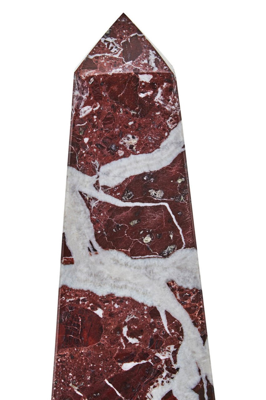 Mabel Obelisk Red Marble - Home Chairs