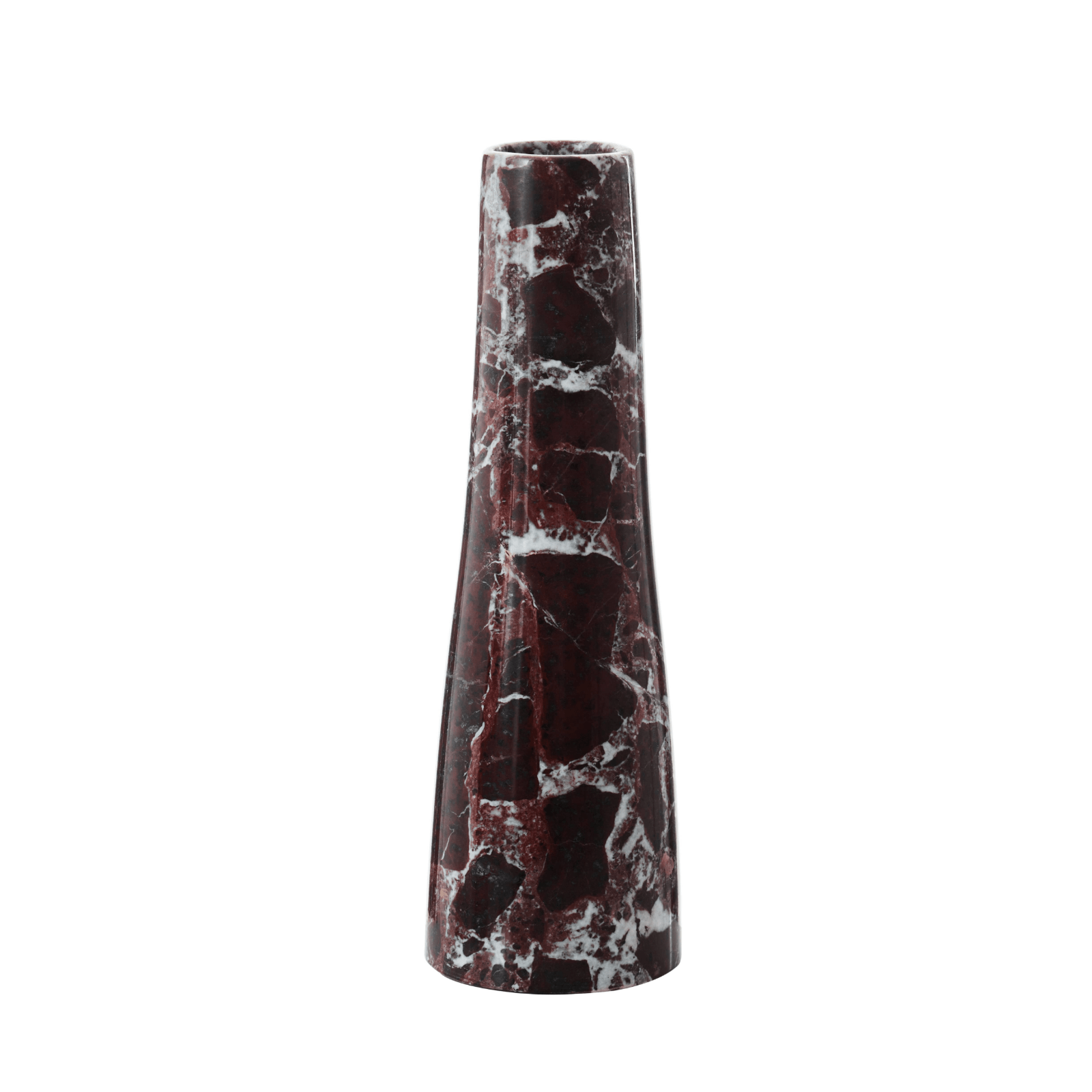 Mabel Vase Red Marble