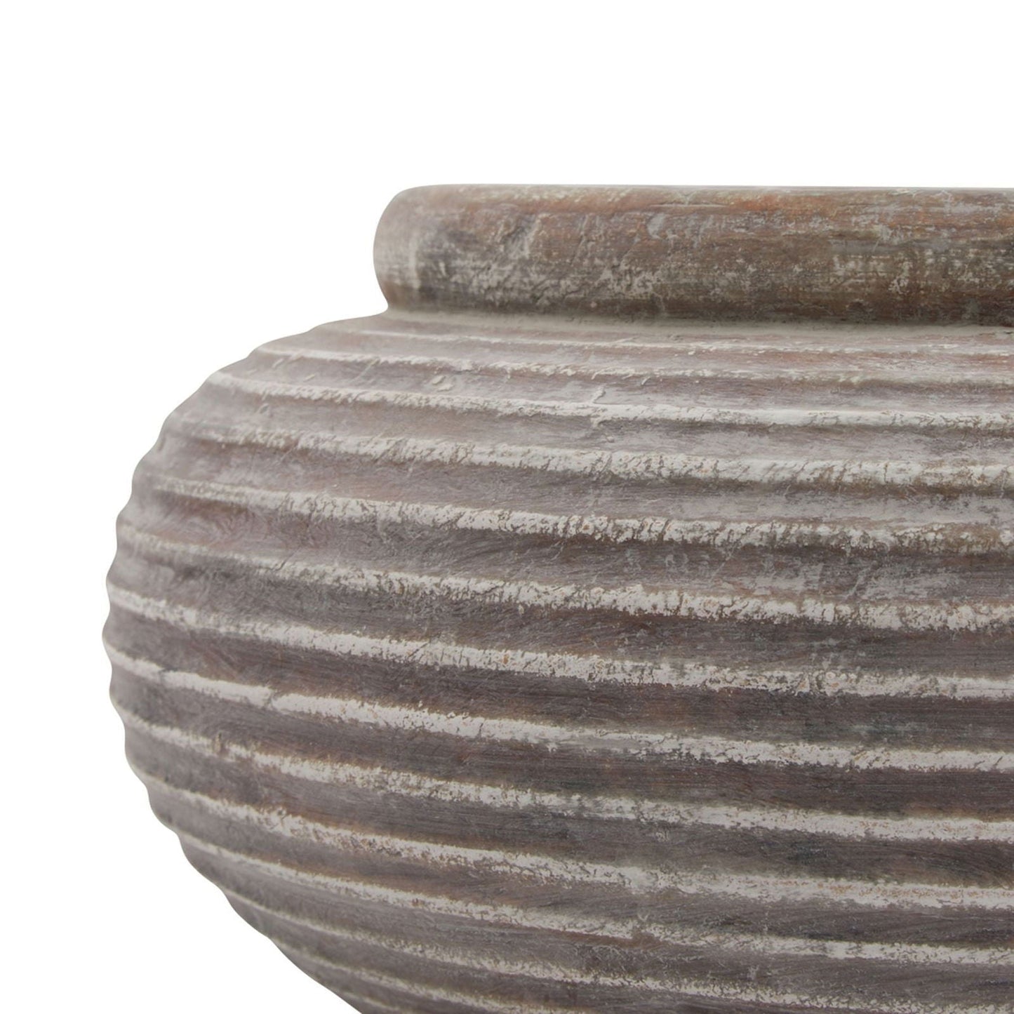 Marco Round Ribbed Planter - Home Chairs