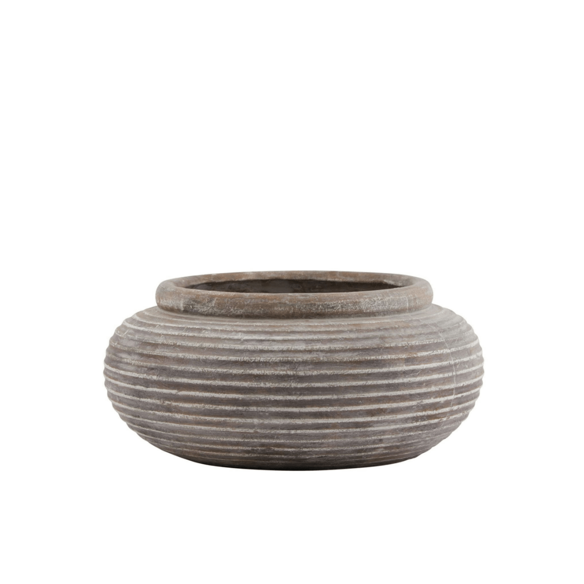 Marco Round Ribbed Planter - Home Chairs