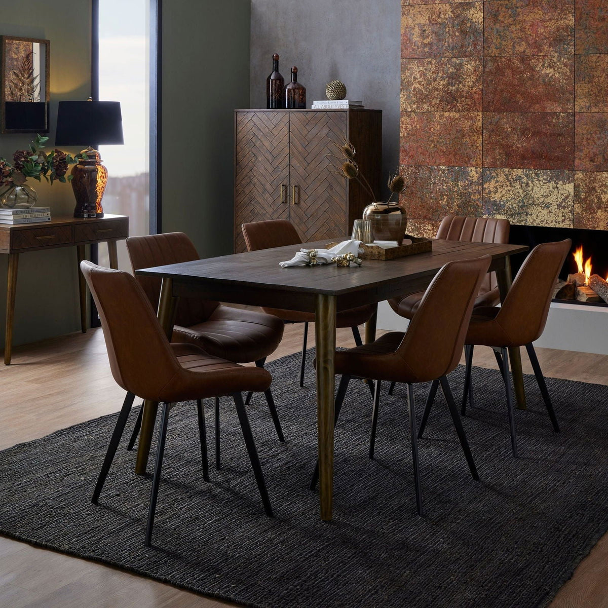 Megan Dining Chair - Tan - Home Chairs