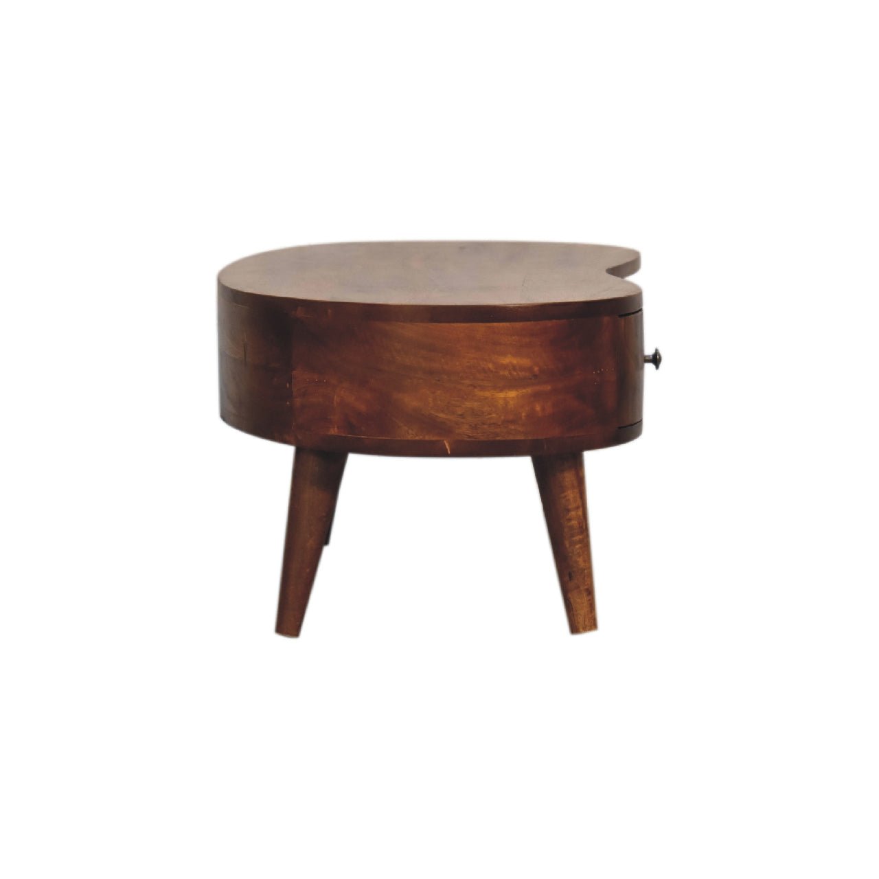 Mini Chesnut Wave Coffee Table - Home Chairs