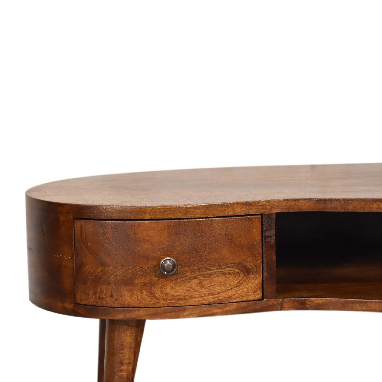Mini Chesnut Wave Coffee Table - Home Chairs