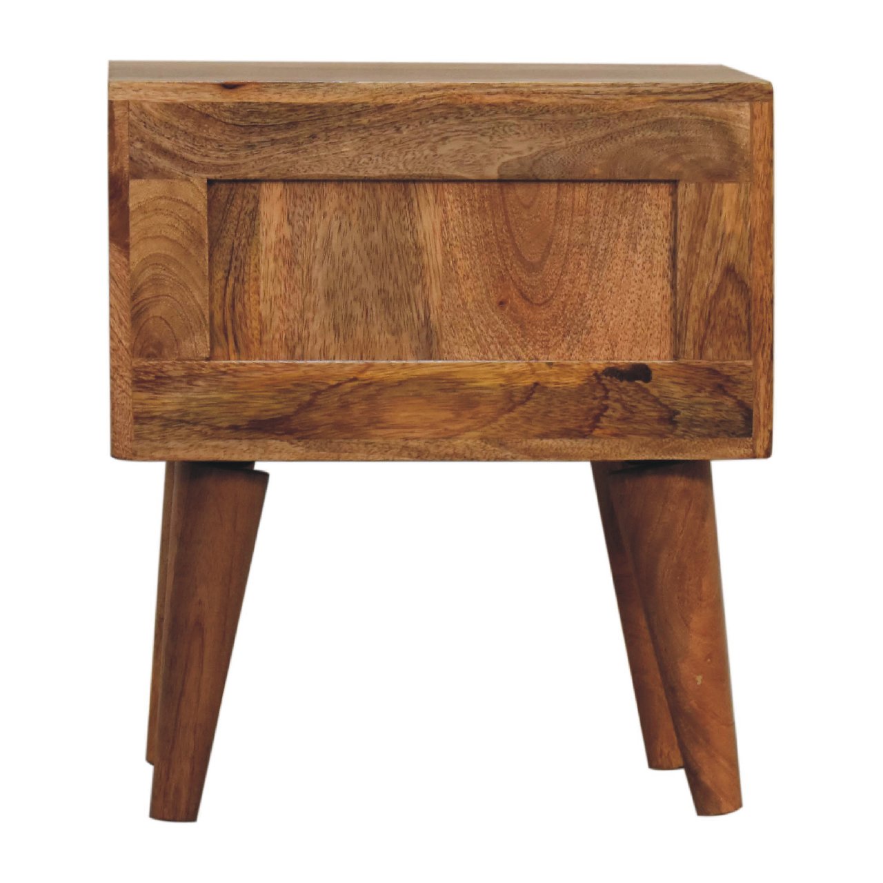 Mini Oak - ish Modern Bedside - Home Chairs
