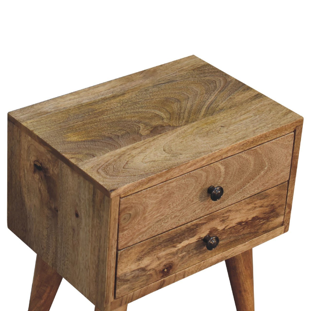 Mini Oak - ish Modern Bedside - Home Chairs