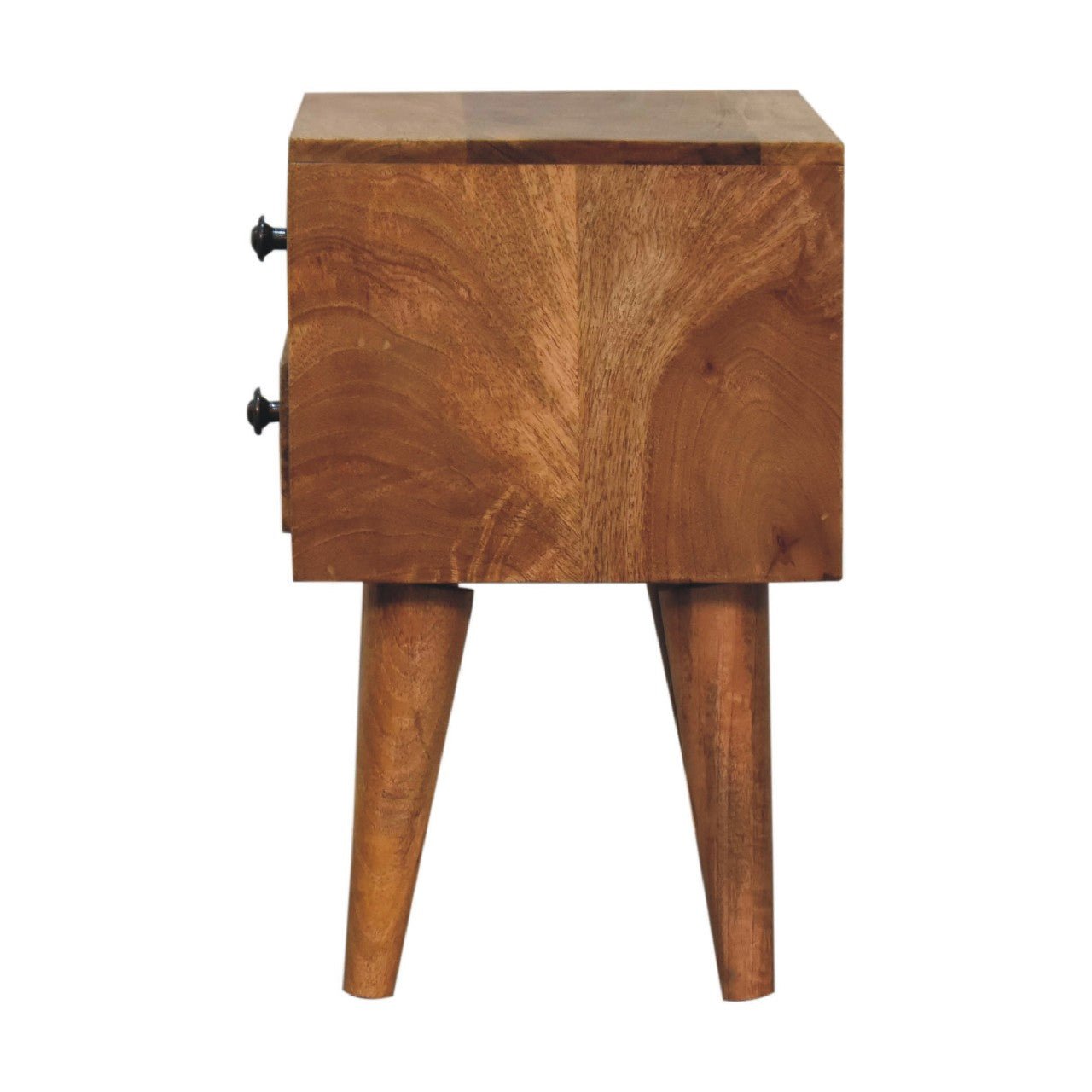 Mini Oak - ish Modern Bedside - Home Chairs