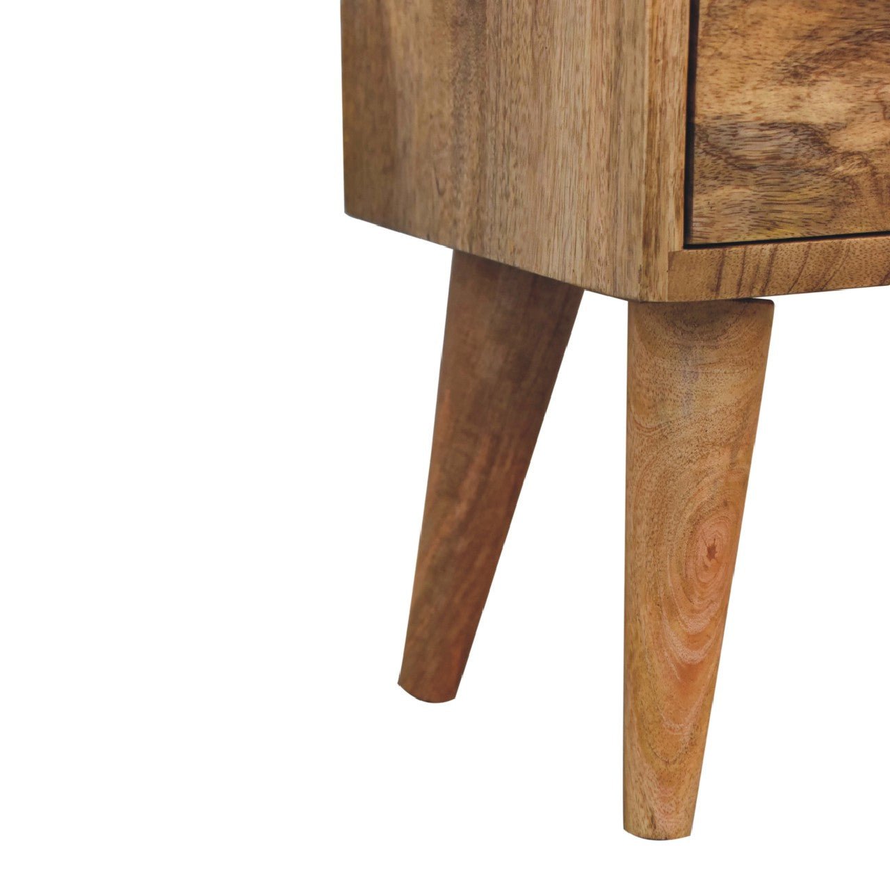 Mini Oak - ish Modern Bedside - Home Chairs