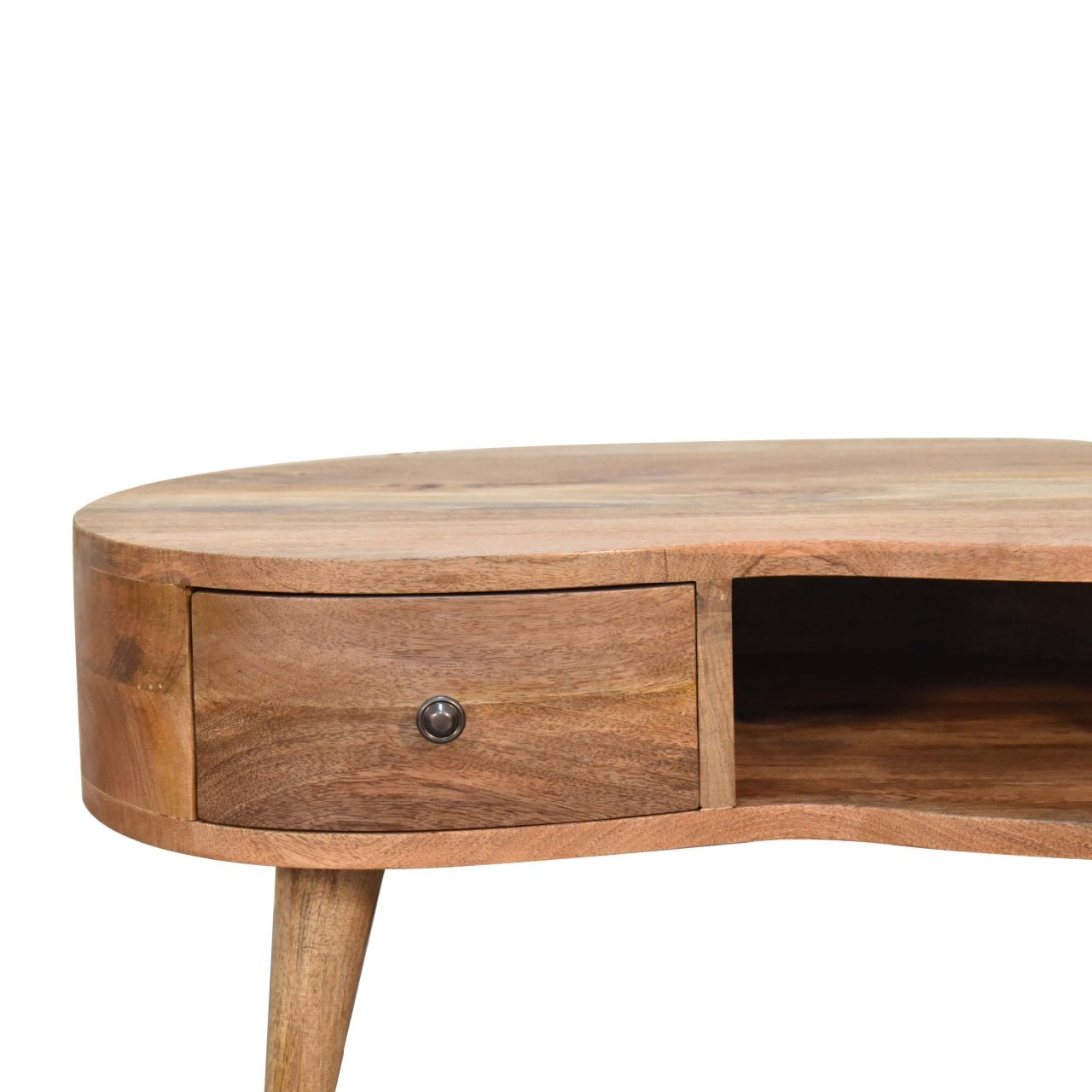 Mini Oak - ish Wave Coffee Table - Home Chairs