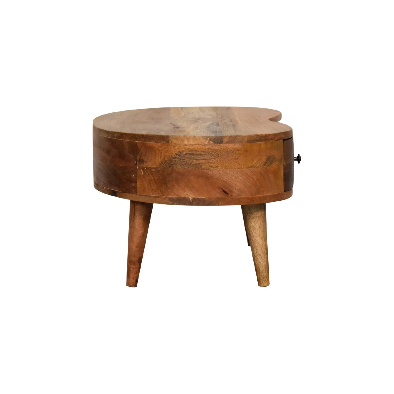 Mini Oak - ish Wave Coffee Table - Home Chairs
