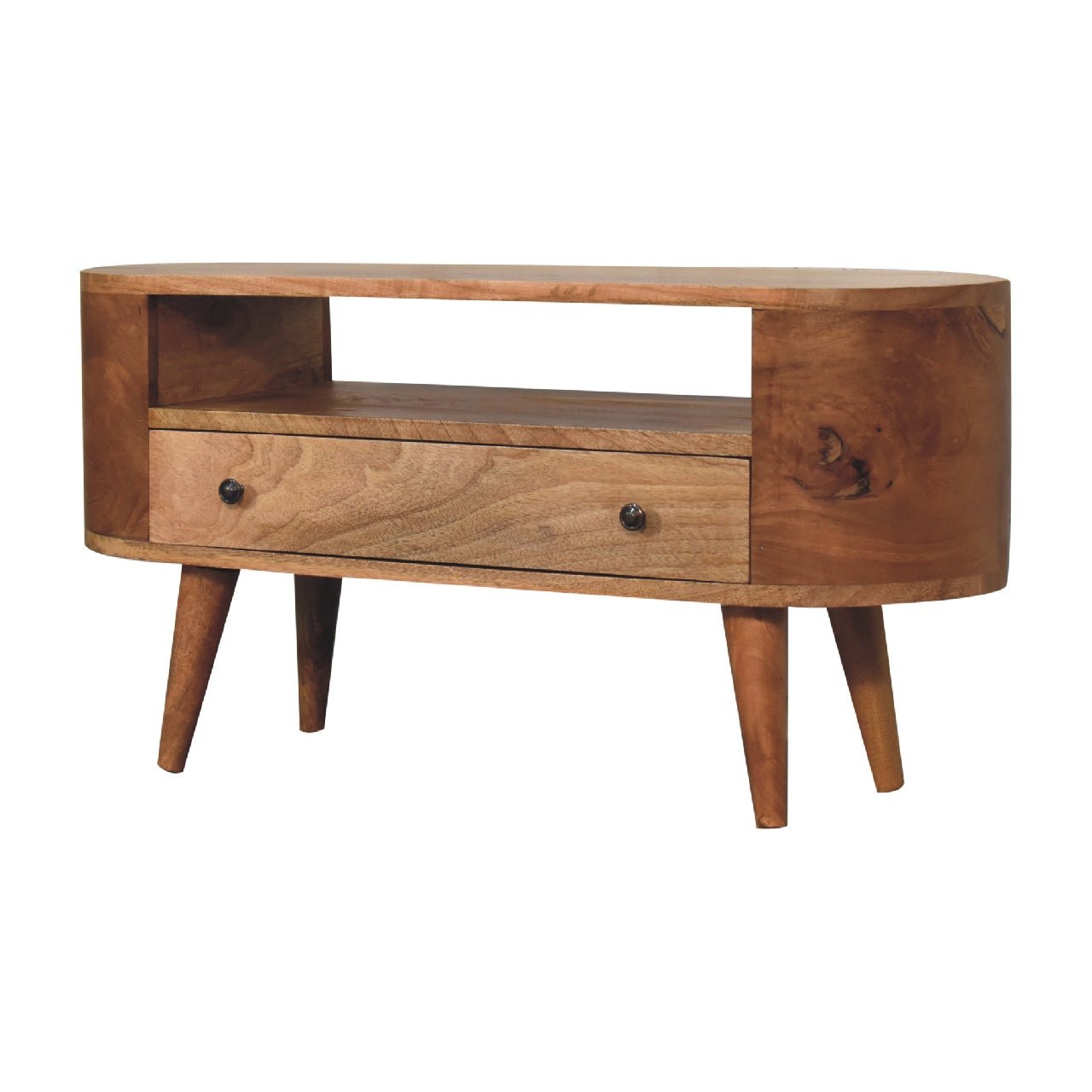 Mini Rounded Entertainment Unit - Home Chairs
