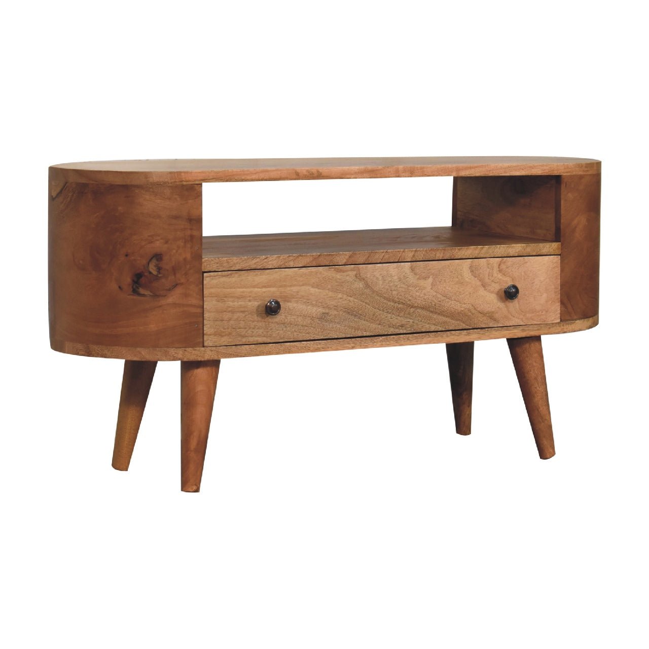 Mini Rounded Entertainment Unit - Home Chairs